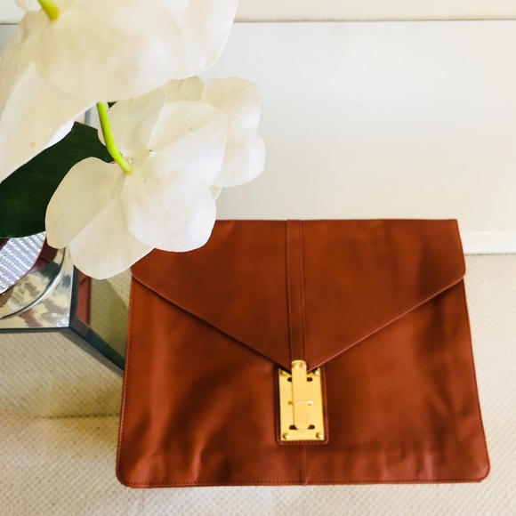 ASOS Handbags - ASOS Leather Clutch Purse Portfolio - Gorgeous!